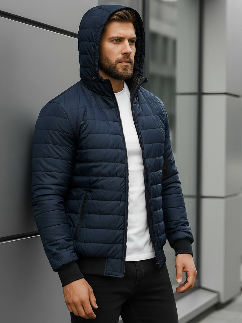 Men's Jacket - Navy blue OZONEE JS/MY13Z