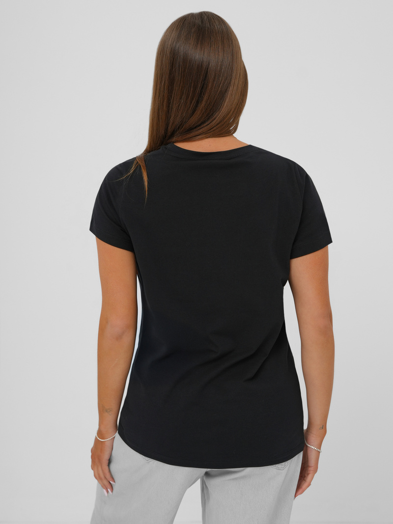 Women's T-shirt - Black OZONEE JS/YJ77841