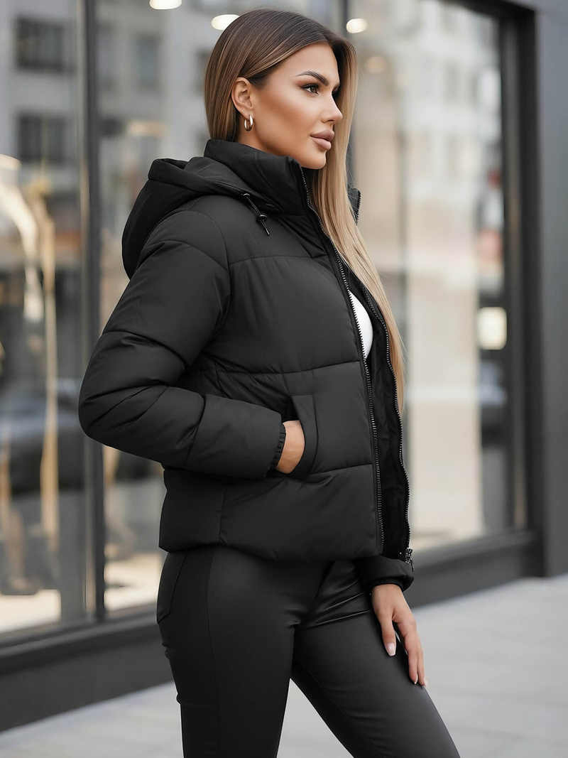 Women's Jacket - Black OZONEE JS/16M9188/392Z