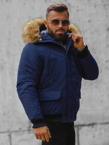 Men's Jacket - Navy blue OZONEE JS/M2019/215