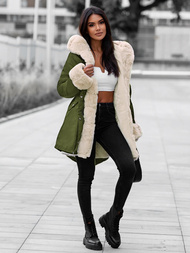 Women's Jacket - Green OZONEE JS/M763/136Z