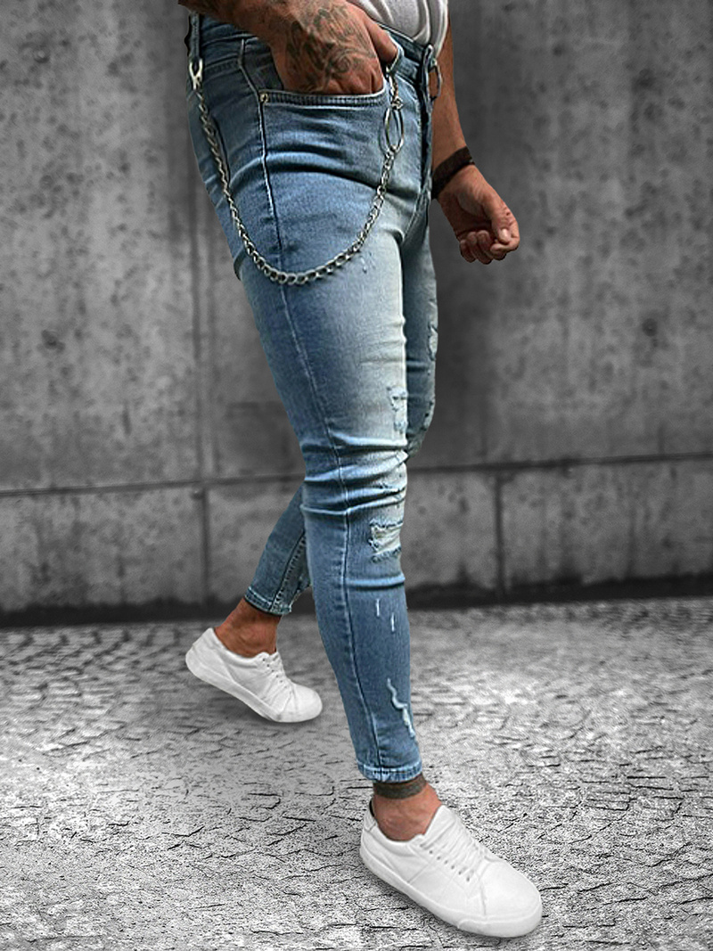 Men's Jeans - Light Blue OZONEE O/270SP