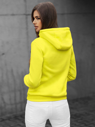 Women's Hoodie - Yellow neon OZONEE JS/W03Z