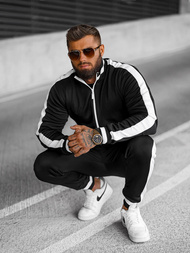 Men's Tracksuit - Black OZONEE JS/8C99/3Z