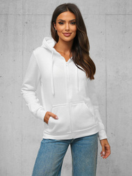 Women's Hoodie - White OZONEE JS/W03Z