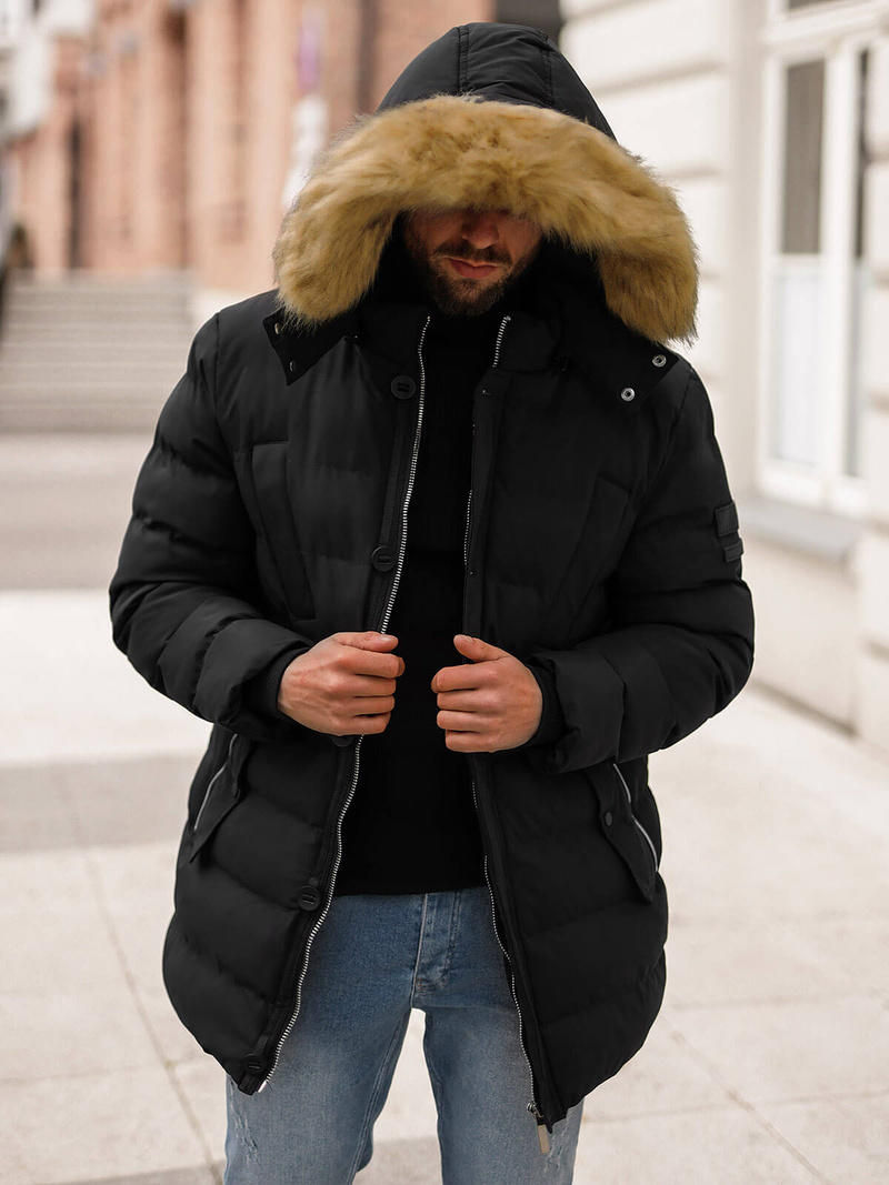 Men's Jacket - Black OZONEE JS/5M3122/392Z