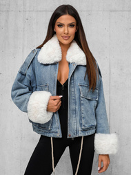 Women's Denim Jacket - Blue OZONEE JS/11Z8219Z