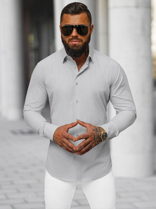 Men's Shirt - Grey OZONEE O/V118