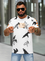 Men's T-shirt - White OZONEE O/MPO3471