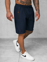 Men's sports shorts - navy blue OZONEE JS/12K1800/25