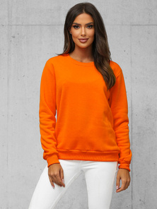 Women's Sweatshirt  - Orange OZONEE JS/W01Z