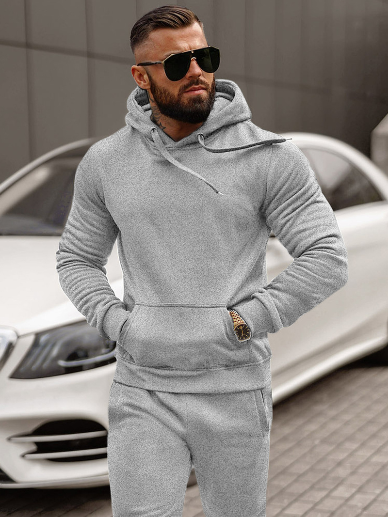 Men's Tracksuit - Grey OZONEE JS/68C10381/2Z
