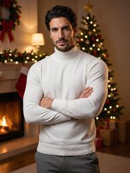 Men's Jumper - White OZONEE V/V24504Z