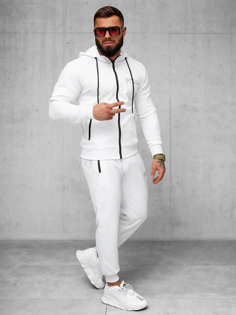 Men's Tracksuit - White OZONEE O/FF3781AB
