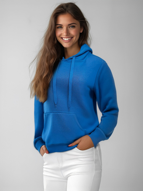 Women's Hoodie - Light Blue OZONEE JS/W02Z