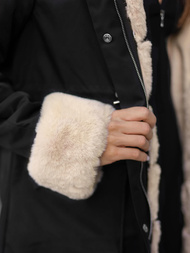 Women's Jacket - Black OZONEE JS/M763/392Z