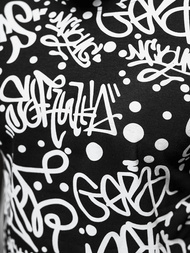 Men's T-shirt - Black OZONEE JS/8T1216/3