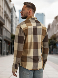 Men's Shirt - Camel OZONEE NB/MC728K