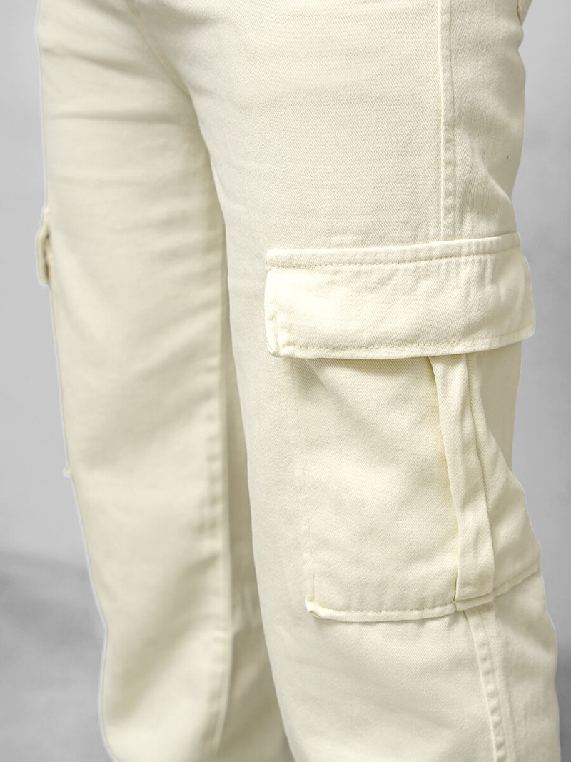 Men's Trousers - Ecru OZONEE DO/4001