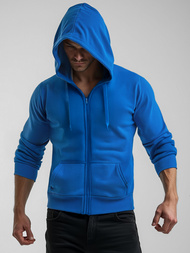 Men's Hoodie - Blue OZONEE JS/2008