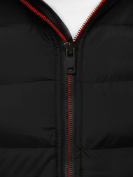 Men's Gilet - Black-Red OZONEE N/6505