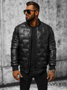 Men's Jacket - Black OZONEE O/11Z8099