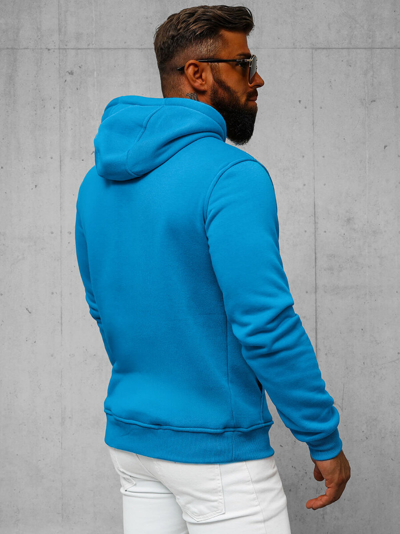 Men's Hoodie - Sky Blue OZONEE JS/2009Z