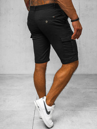 Men's Chino Shorts Black OZONEE NB/MP0188N