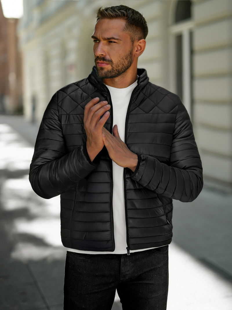 Men's Jacket - Black OZONEE JS/16M9328/392B