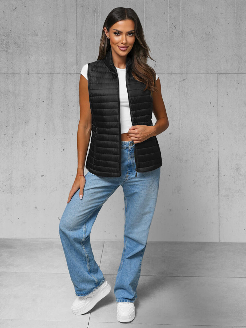 Women's Gilet - Black OZONEE JS/16M9072/392