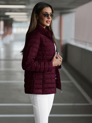 Women's Jacket - Dark Burgundy OZONEE JS/16M9109/01Z