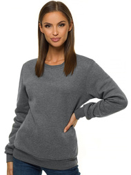 Women's Sweatshirt - Anthracite OZONEE JS/W01Z