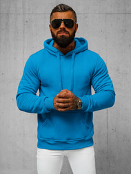 Men's Hoodie - Sky Blue OZONEE JS/2009Z