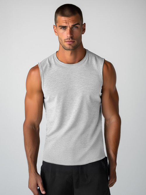Men's Tank Top - Grey OZONEE JS/99001Z