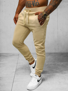 Men's Sweatpants - Light Beige OZONEE JS/XW01/159Z
