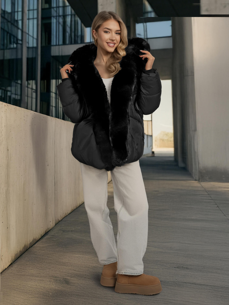 Women's Jacket - Black OZONEE O/16M9179/392Z