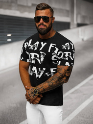 Men's T-shirt - Black OZONEE O/8T1280/3