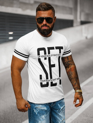 Men's T-shirt - White OZONEE O/8T1275/1