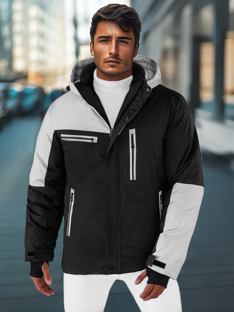 Men's Jacket - Black/Grey OZONEE JS/91M9903/92Z