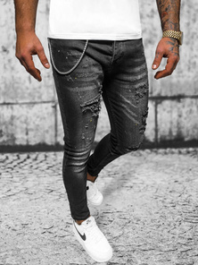 Men's Jeans - Black OZONEE O/MB465