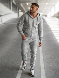 Men's Tracksuit - Grey OZONEE JS/68C10386/2Z