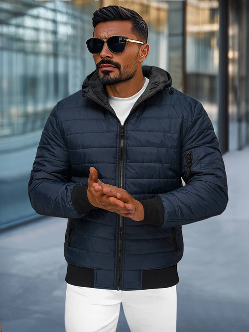 Men's Jacket - Navy blue OZONEE JS/MY13Z