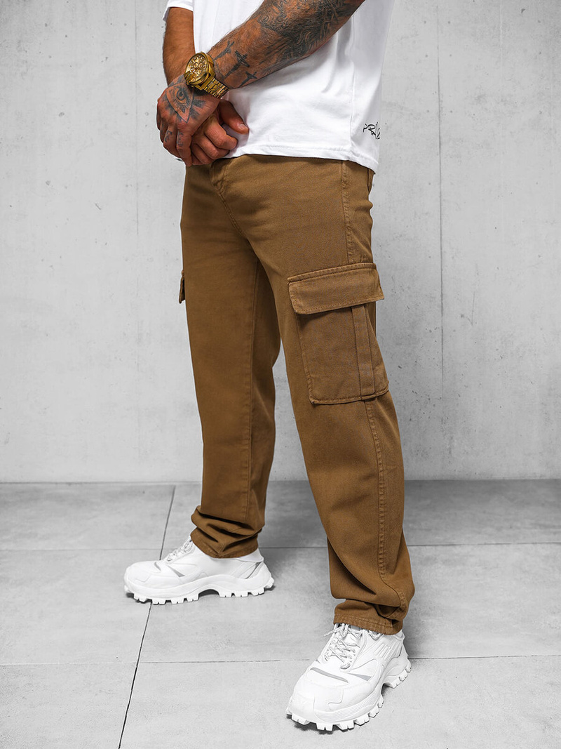 Men's Trousers - Brown OZONEE DO/4001