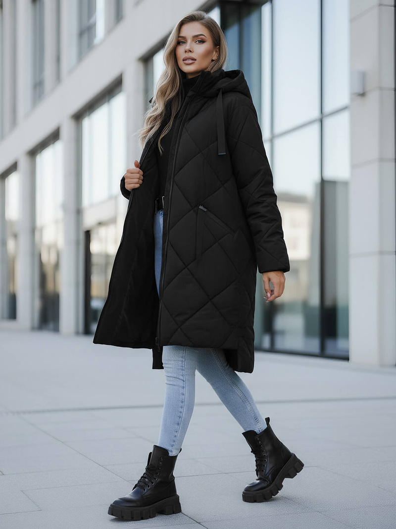 Women's Jacket - Black OZONEE JS/5M3168/392Z