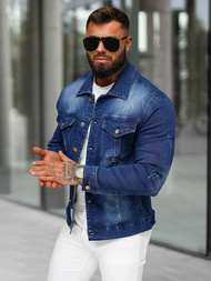 Men's Denim Jacket - Blue OZONEE NB/MJ514BS