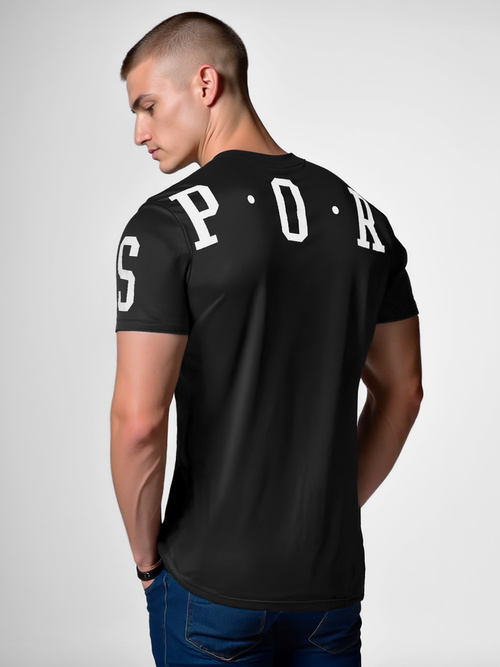 Men's T-shirt - Black OZONEE O/8T1260/3Z