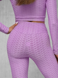 Two-piece tracksuit set light violet OZONEE O/22060Z