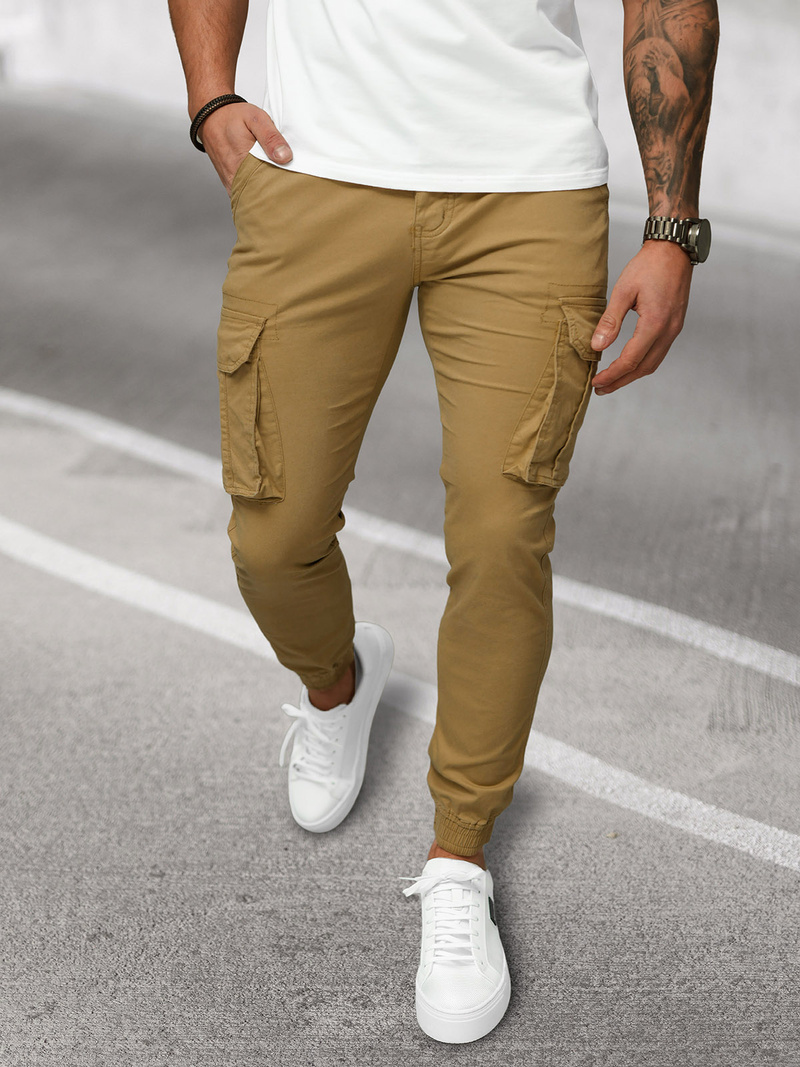 Men's Chinos Jogger - Beige OZONEE NB/MP0202KZ