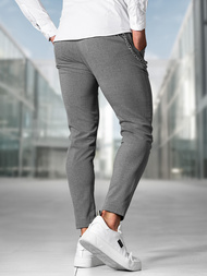 Men's chinos - dark grey OZONEE DJ/3300Z