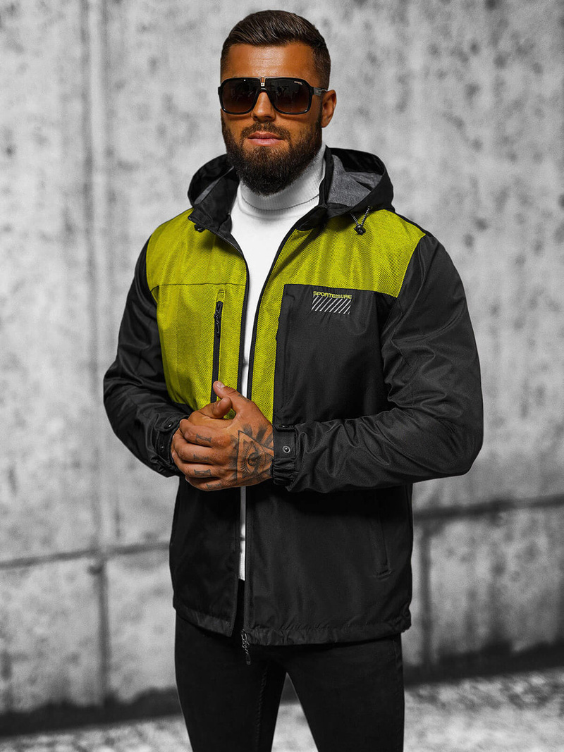 Men's Jacket - Black OZONEE JS/22M311/392